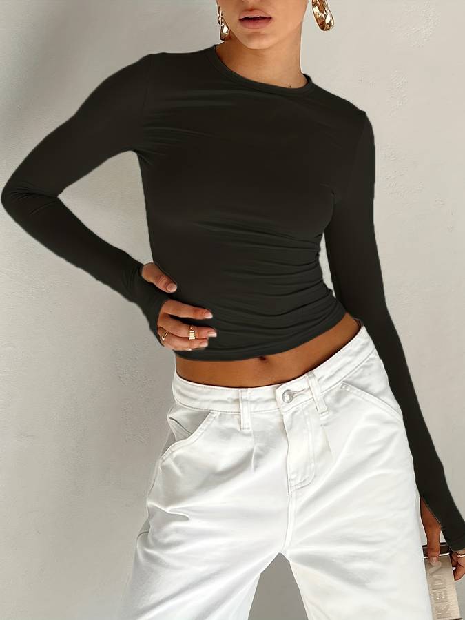 Saar™ | Long Sleeve Basic Top