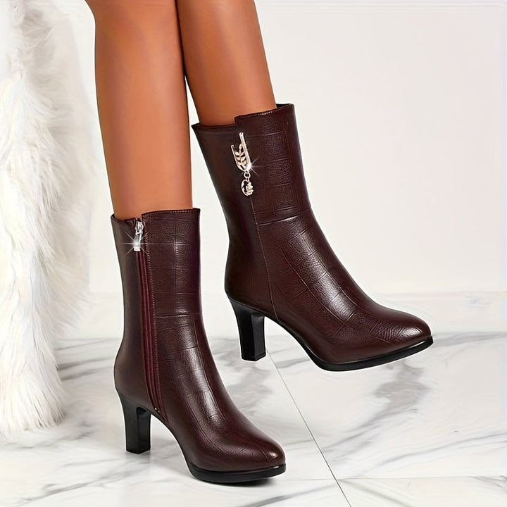 Ophélysse – Elegant Comfort Heeled Ankle Boots