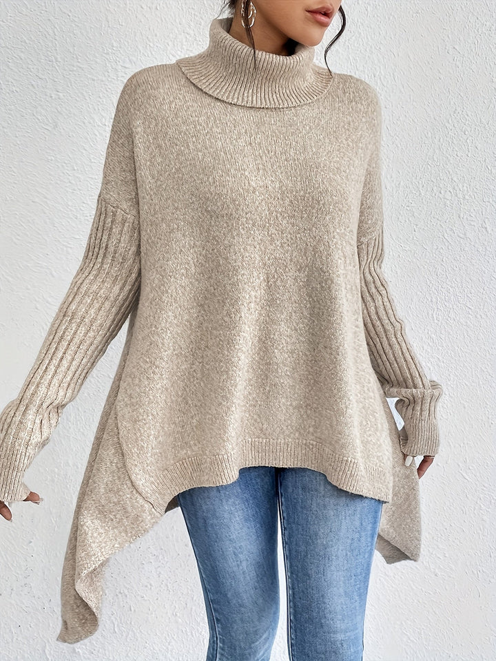 ODETTE™|Turtleneck Sweater Over