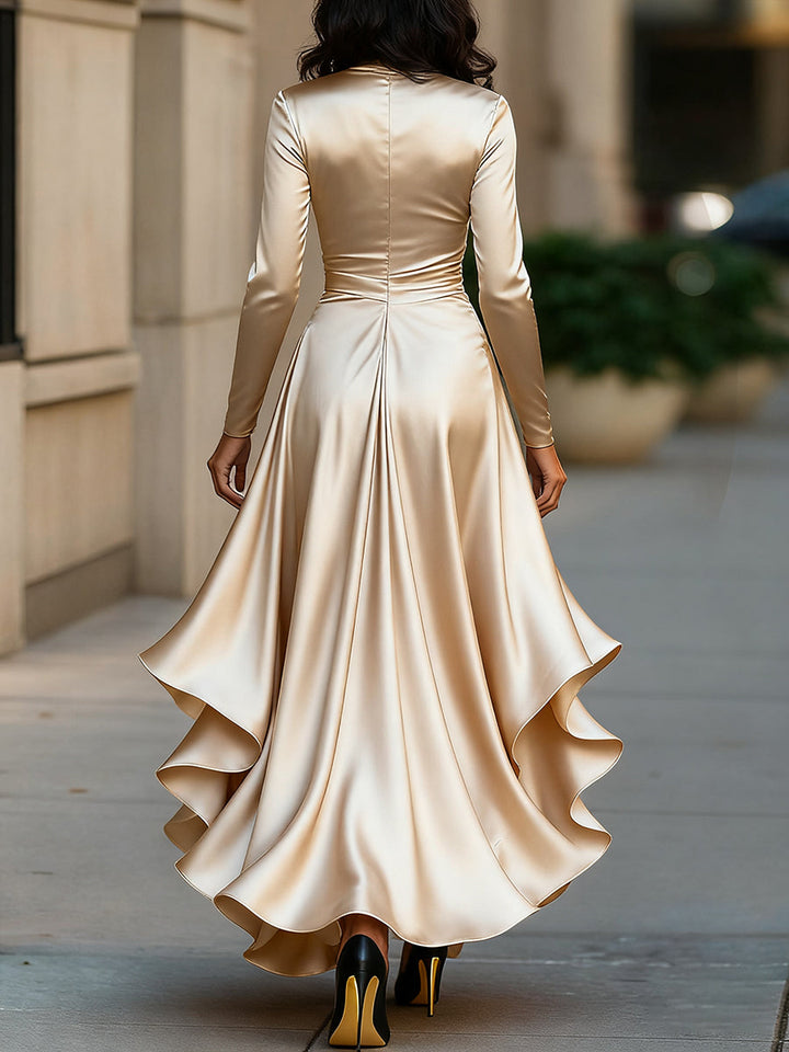 Sofia – Satin Maxi Dress