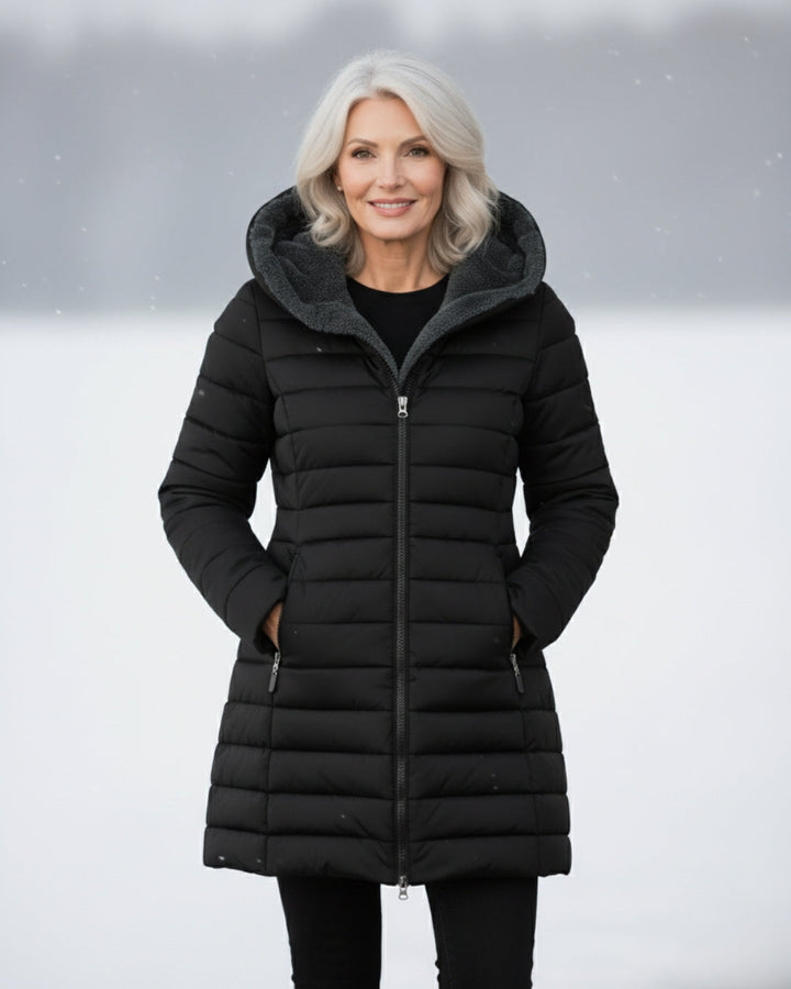 Claire | Puffer Coat Double-Layered in Fleece