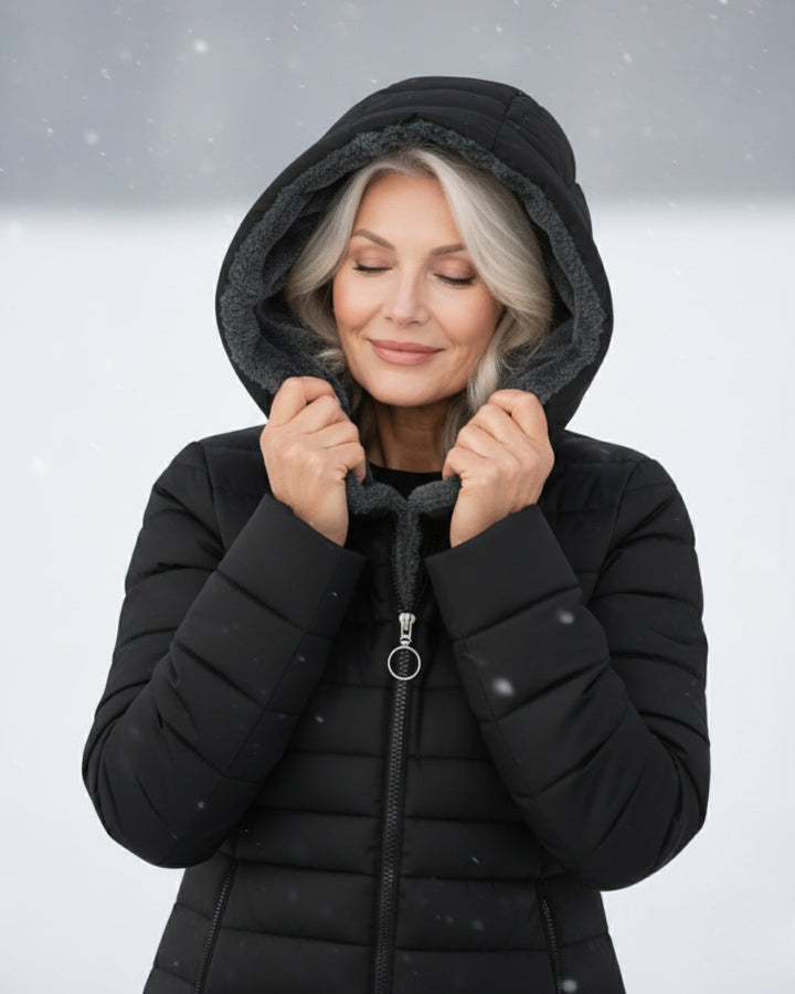 Claire | Puffer Coat Double-Layered in Fleece