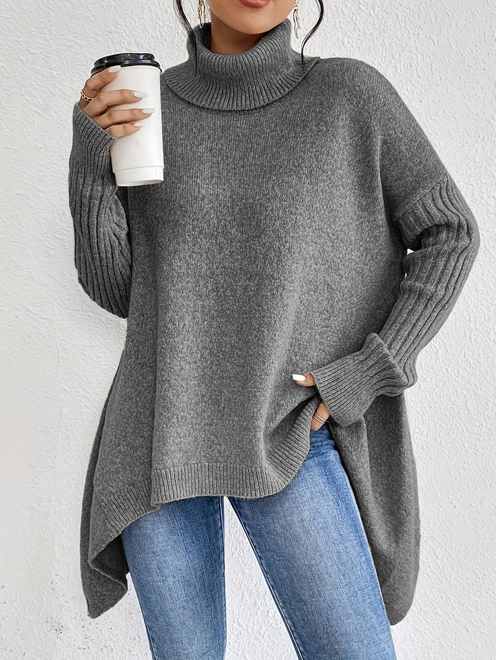 ODETTE™|Turtleneck Sweater Over