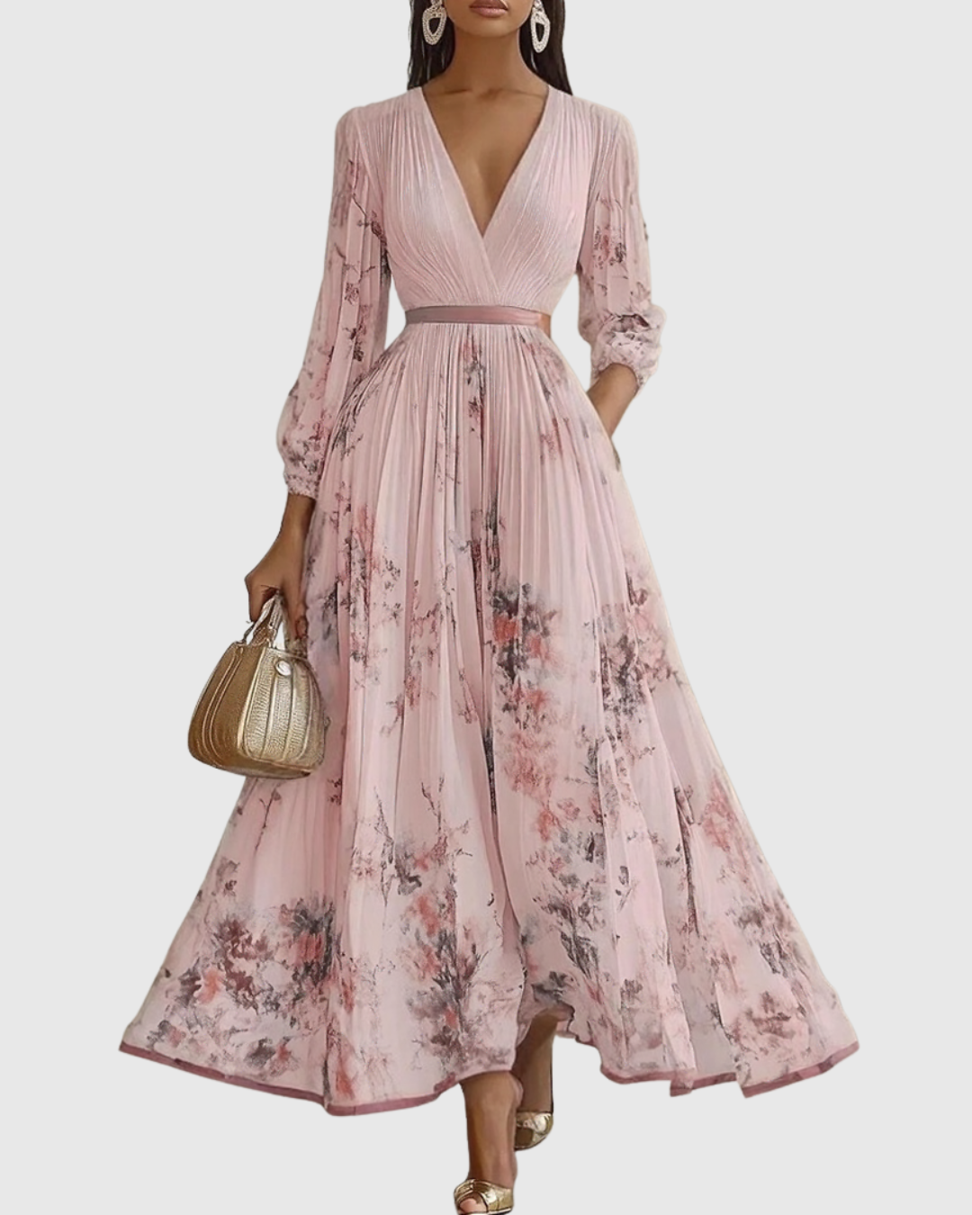 Rowella | Elegant Maxi Dress with Ruffle