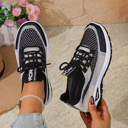 Women's Breathable, Mesh Gradient Sneakers