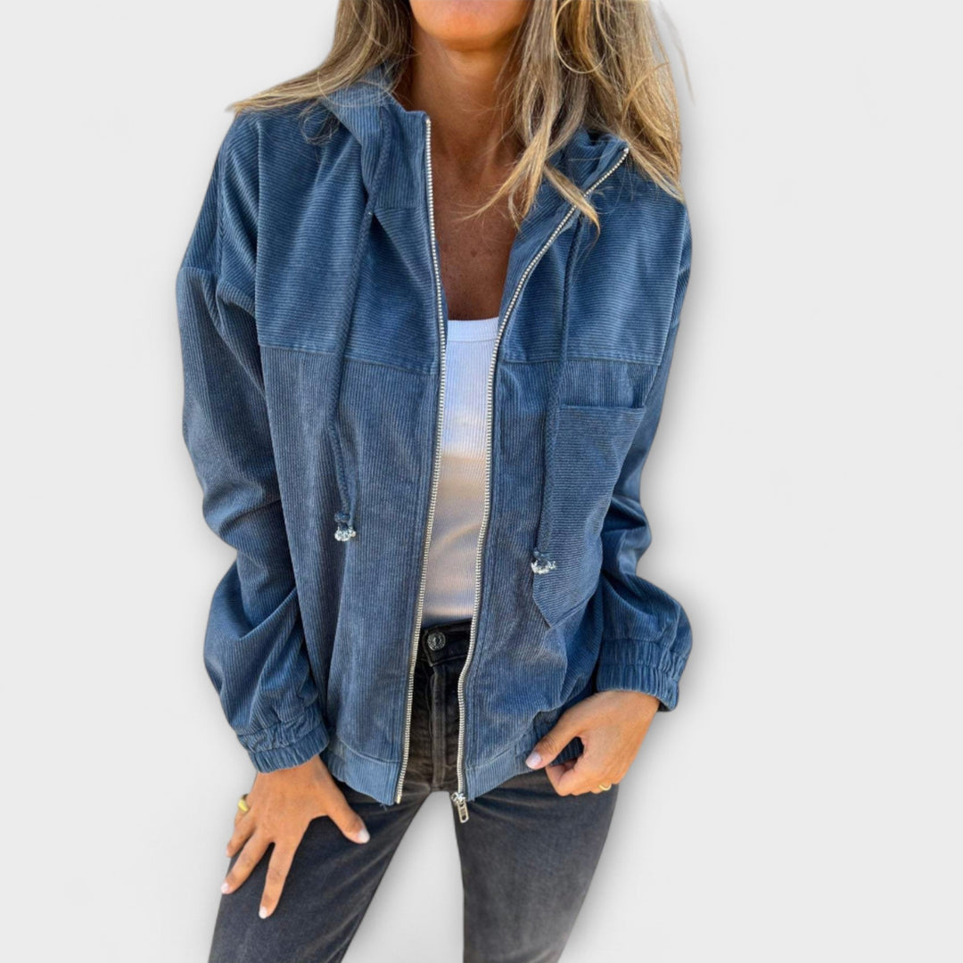 Ella – Quilted jacket with hood and zipper