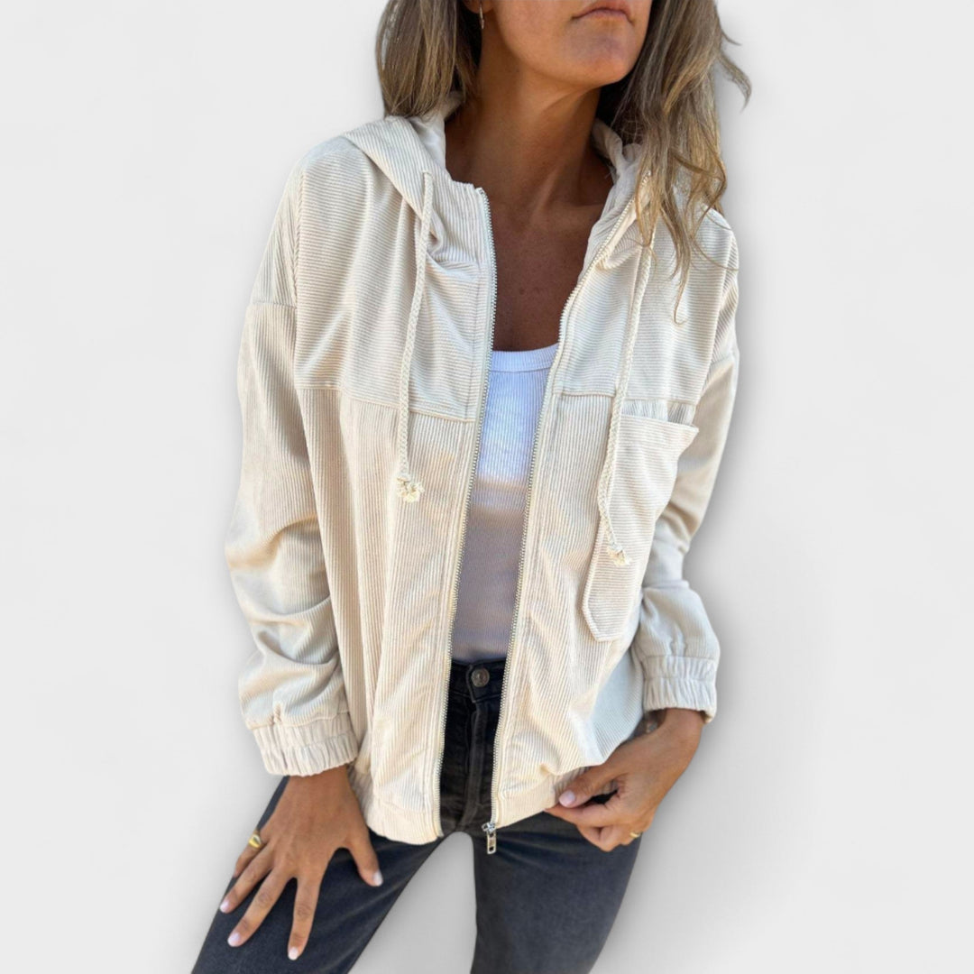 Ella – Quilted jacket with hood and zipper