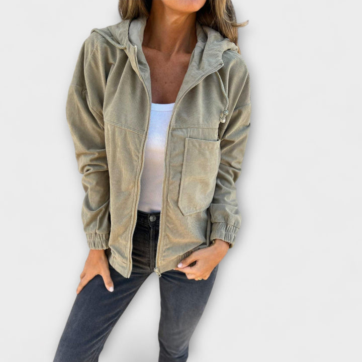 Ella – Quilted jacket with hood and zipper