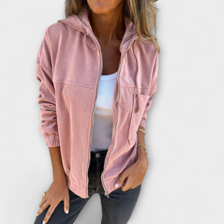 Ella – Quilted jacket with hood and zipper