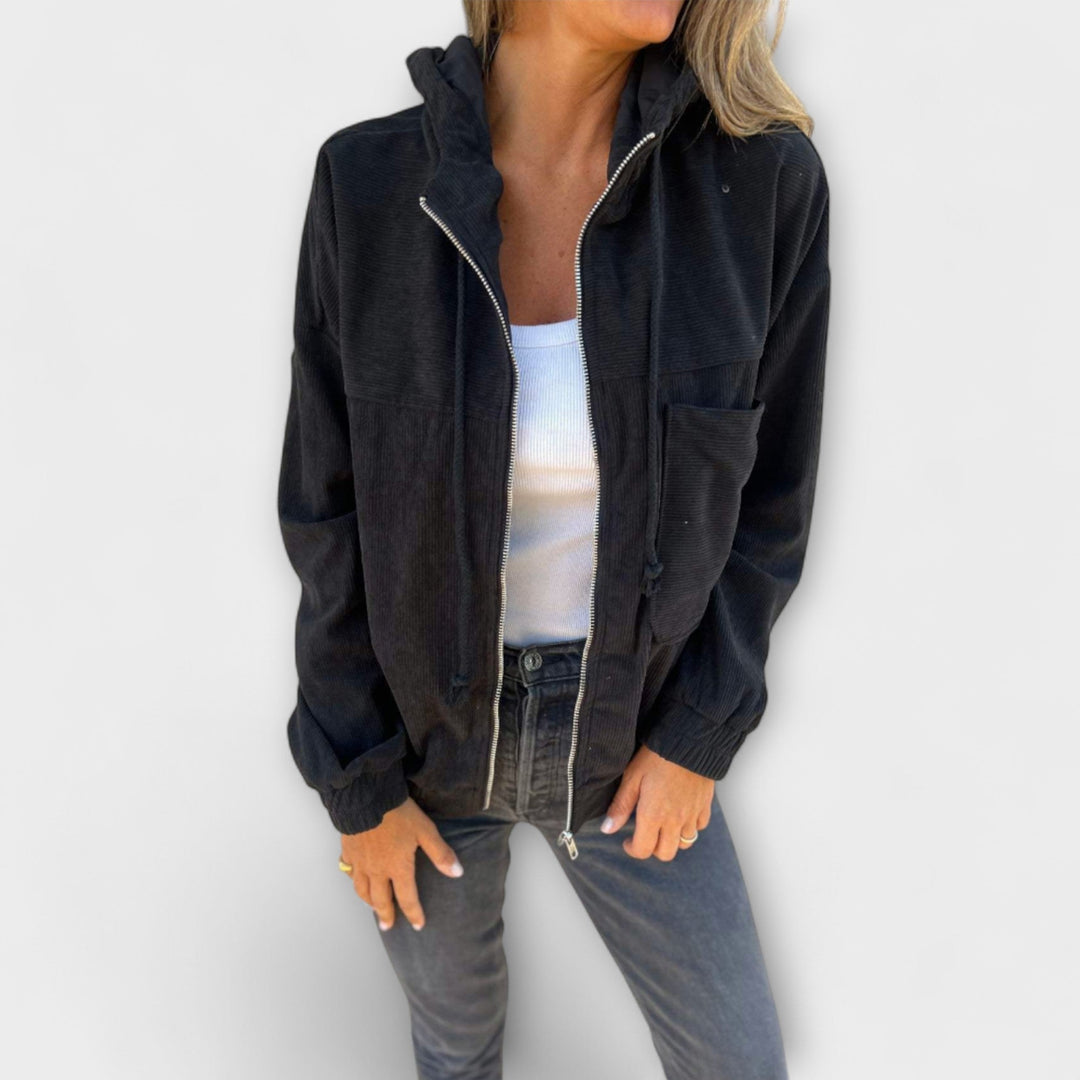 Ella – Quilted jacket with hood and zipper