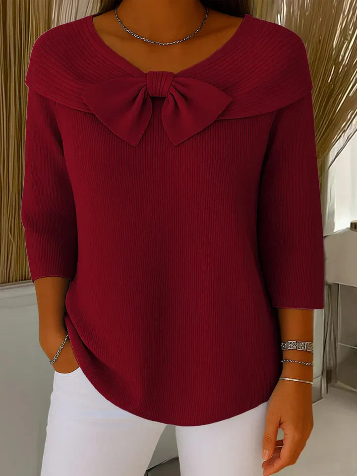 LACEY™|SWEATER WITH BOW