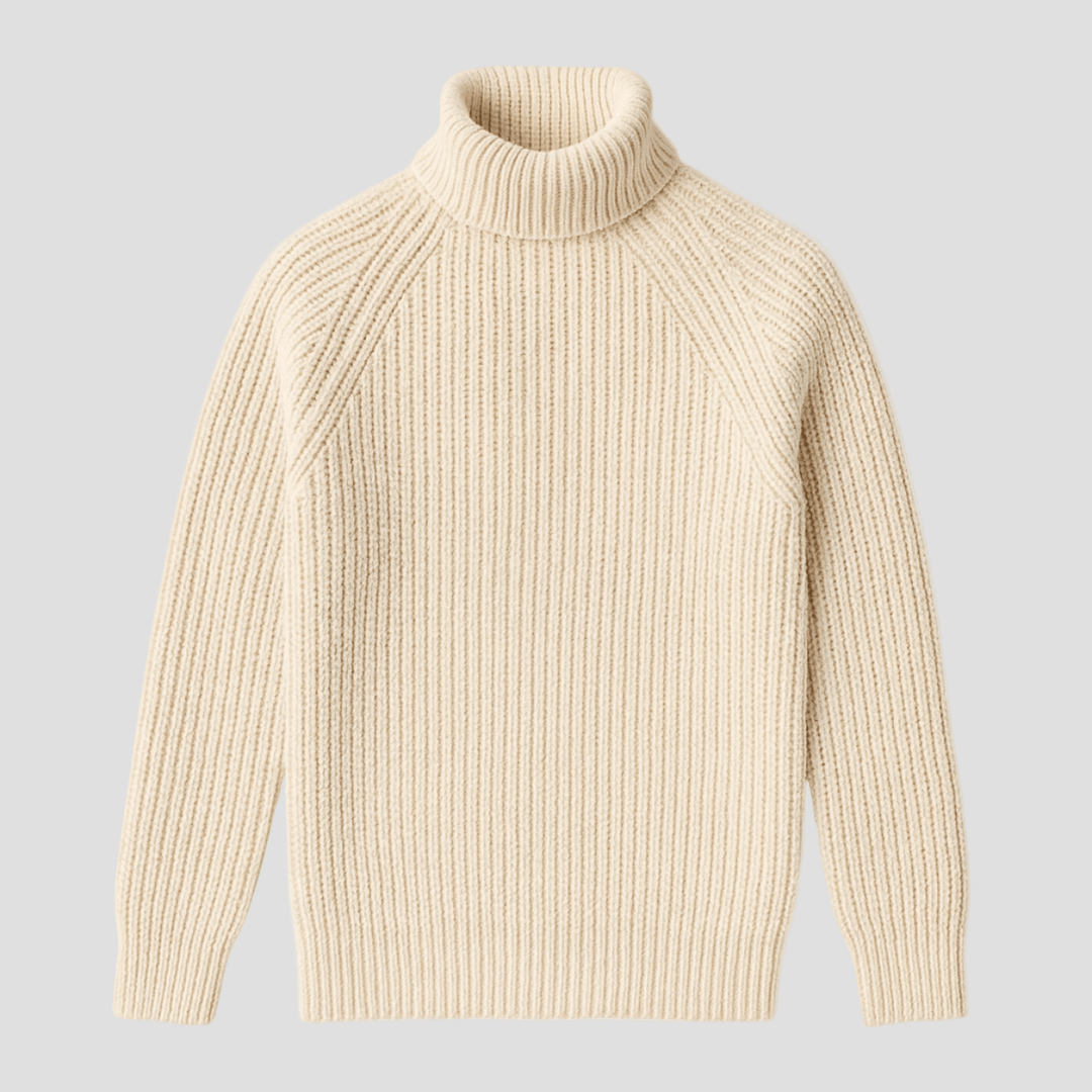Ethan | Chunky Wool Turtleneck Sweater
