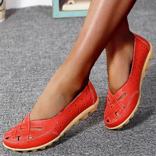 Breathable Leather Loafers
