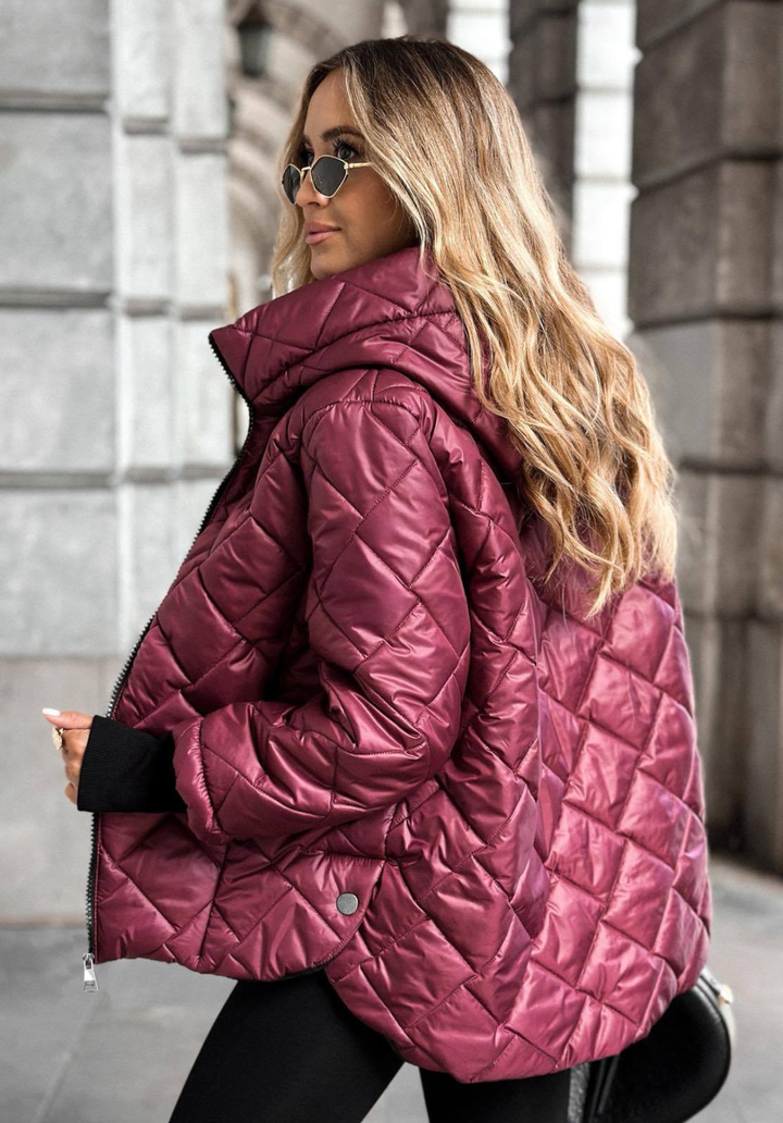 Ema™ | Elegant hooded jacket