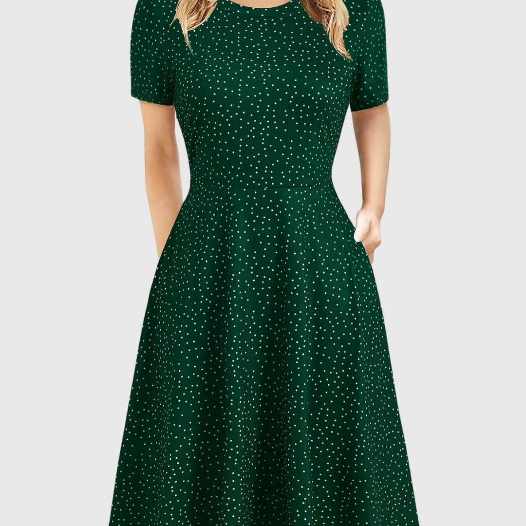 Evelyn Quinn | Retro A-Line Dress for Summer