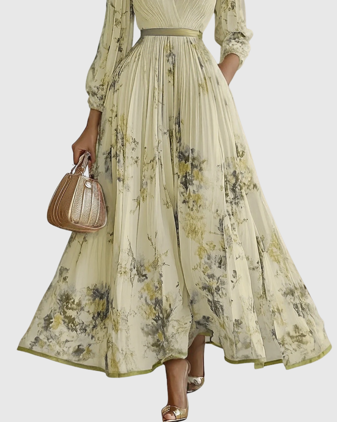 Rowella | Elegant Maxi Dress with Ruffle