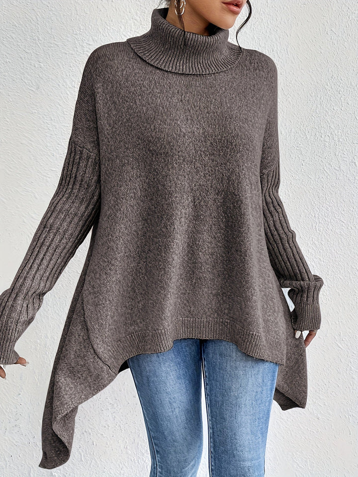 ODETTE™|Turtleneck Sweater Over
