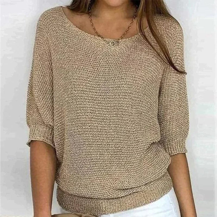 Roundelle | Three Quarter Sleeve Sweater