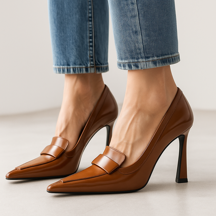 Lillia - Elegant Patent Leather Pumps