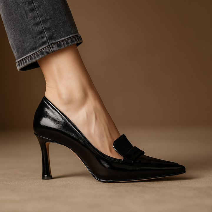 Lillia - Elegant Patent Leather Pumps