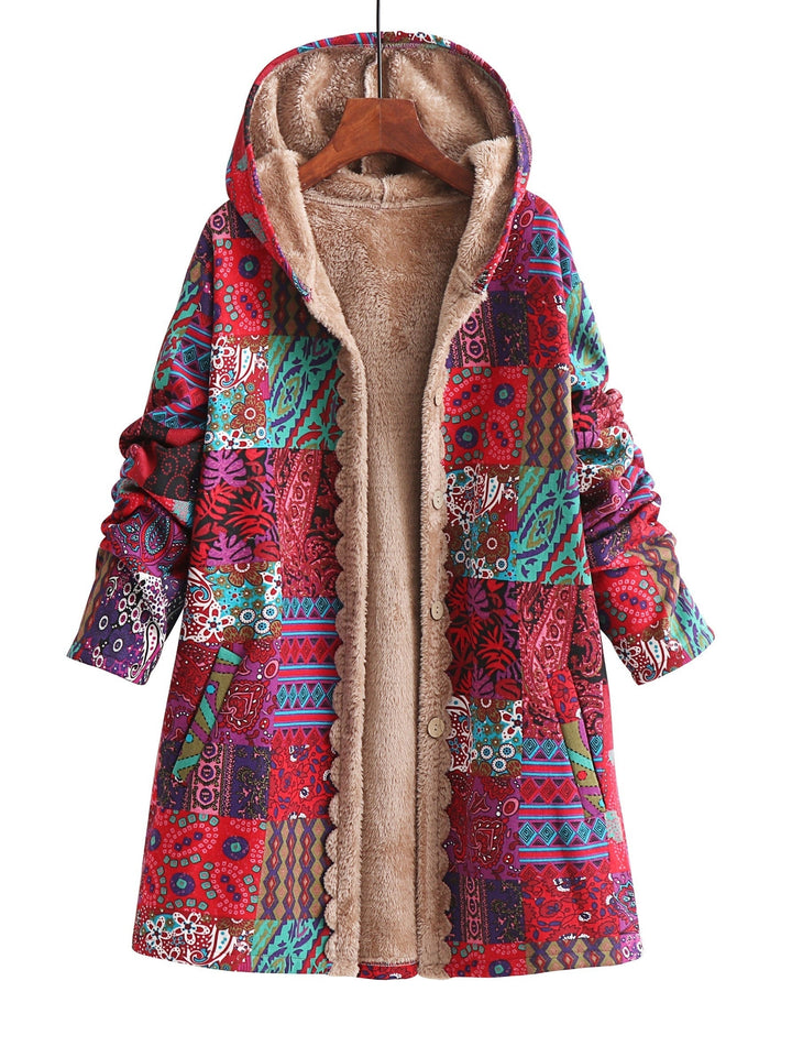 LYDIA™|PATCHWORK BOHO COAT