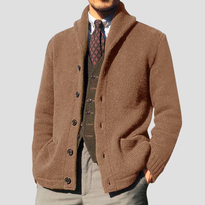 Grayson | Solid Button Knit Cardigan