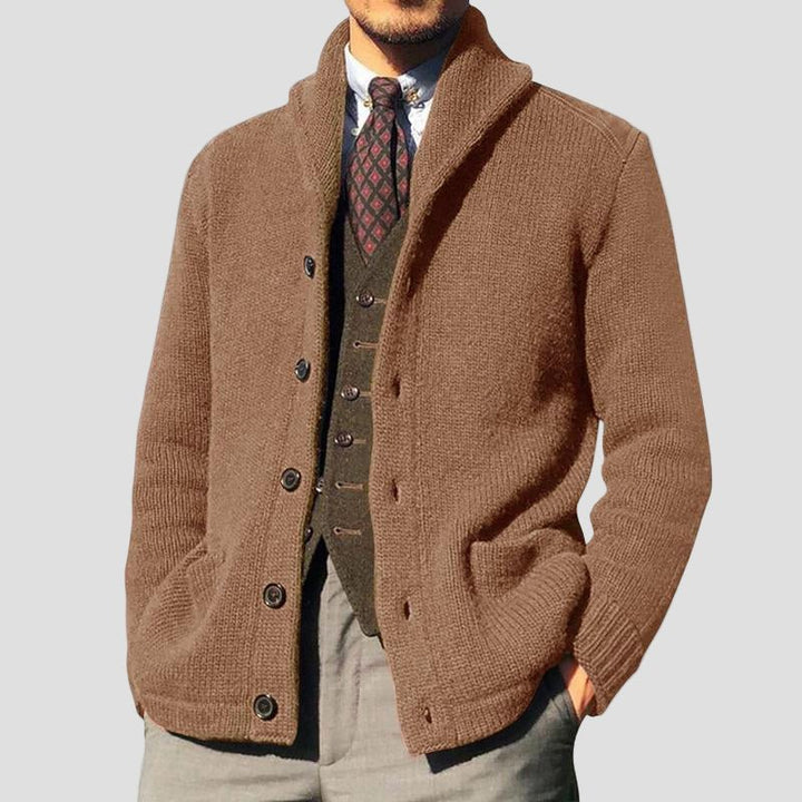 Grayson | Solid Button Knit Cardigan