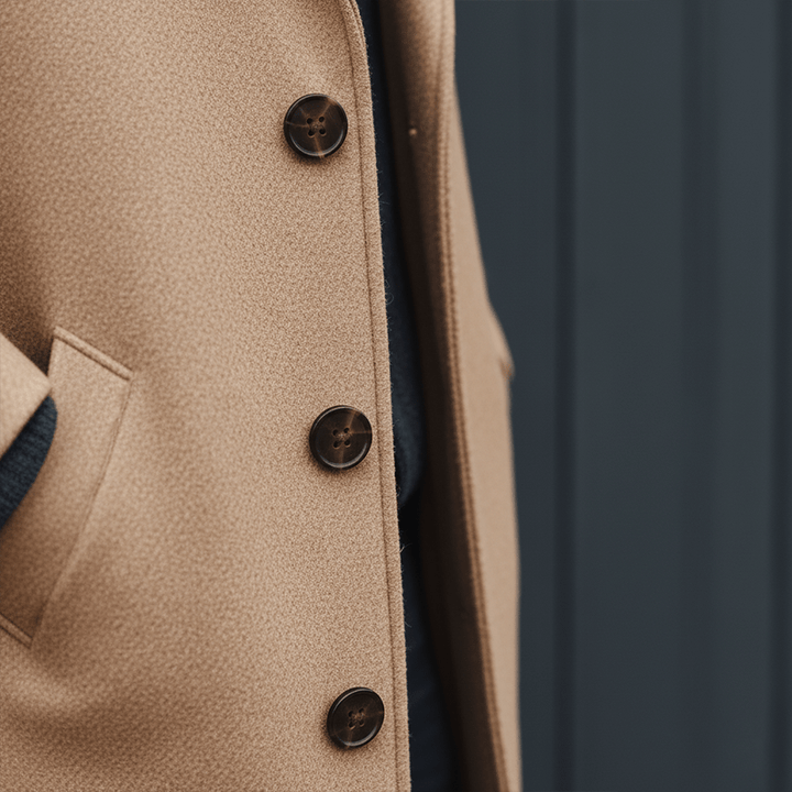 Aiden | Simple Wool Mid Coat
