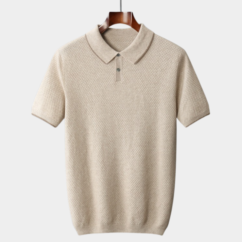 Luxury Cashmere Knit Polo