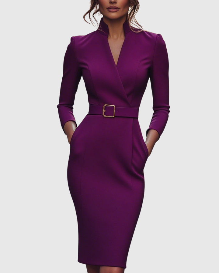 Claribel | Elegant Midi Dress