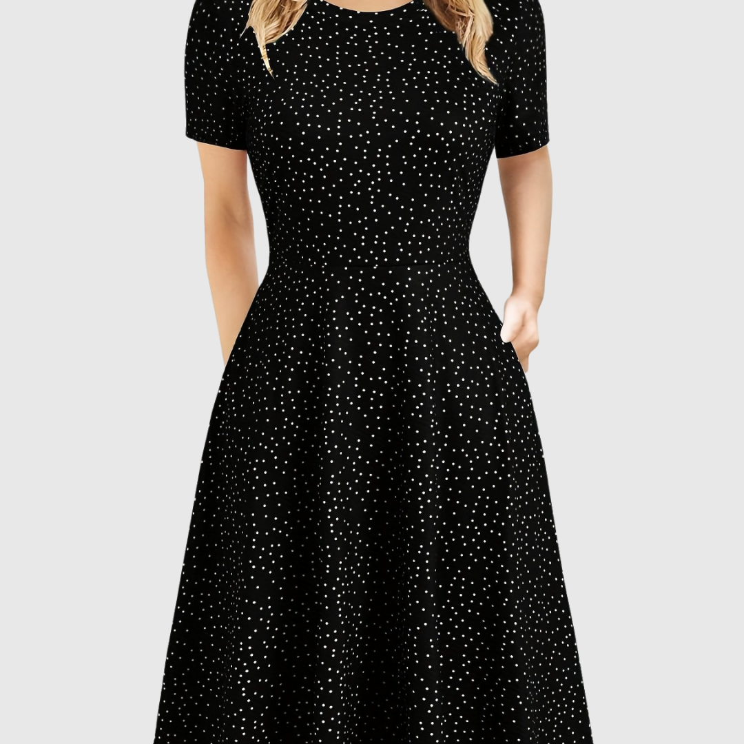 Evelyn Quinn | Retro A-Line Dress for Summer