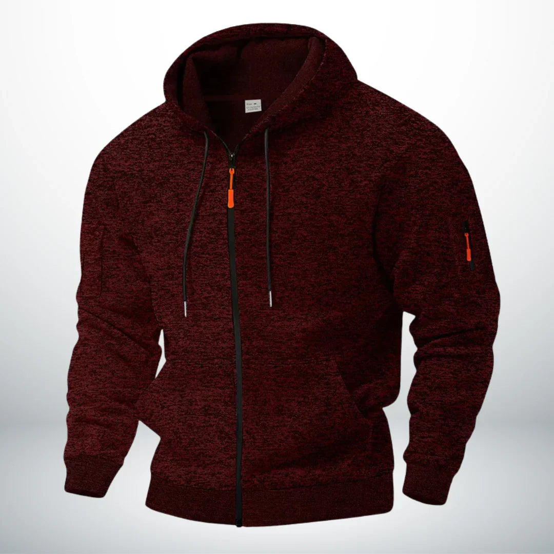 Jack I Men’s Thermal Zip-Up Fleece Outdoor Jacket