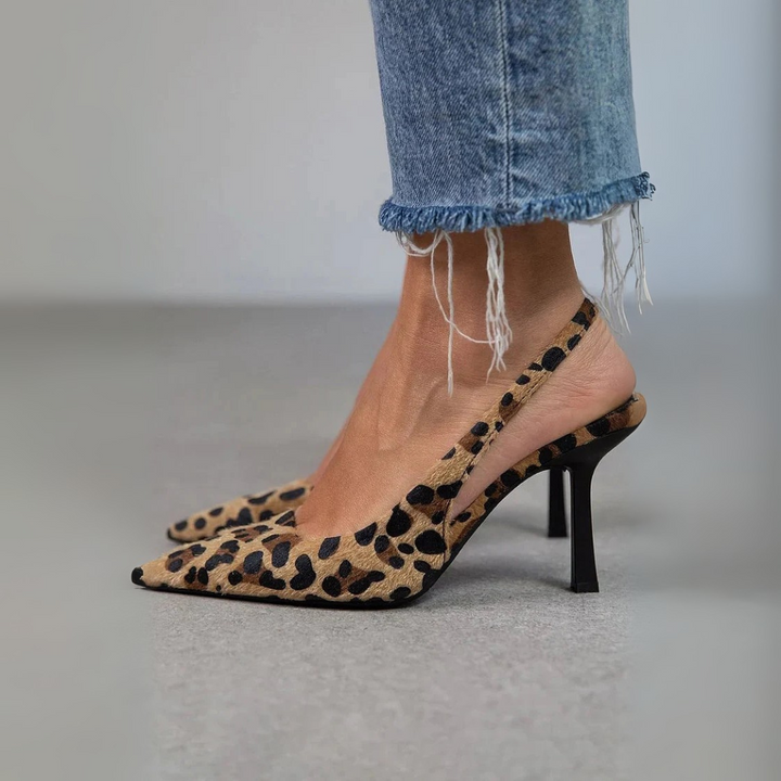 LORENA™|LEOPARD HEELS