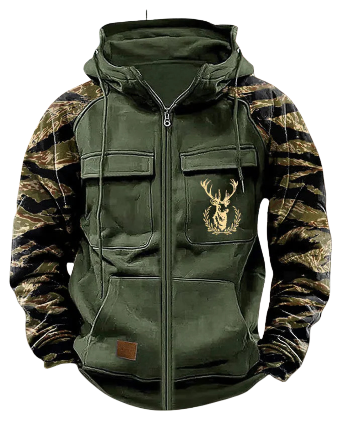 Neil | Structured Utility Zip Hoodie
