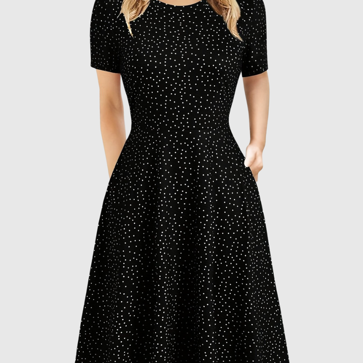 Evelyn Quinn | Retro A-Line Dress for Summer