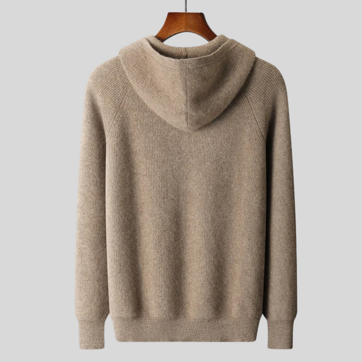 Luxury Cashmere Merino Wool Zip-Up