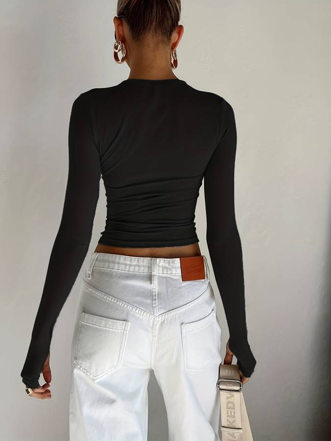 Saar™ | Long Sleeve Basic Top