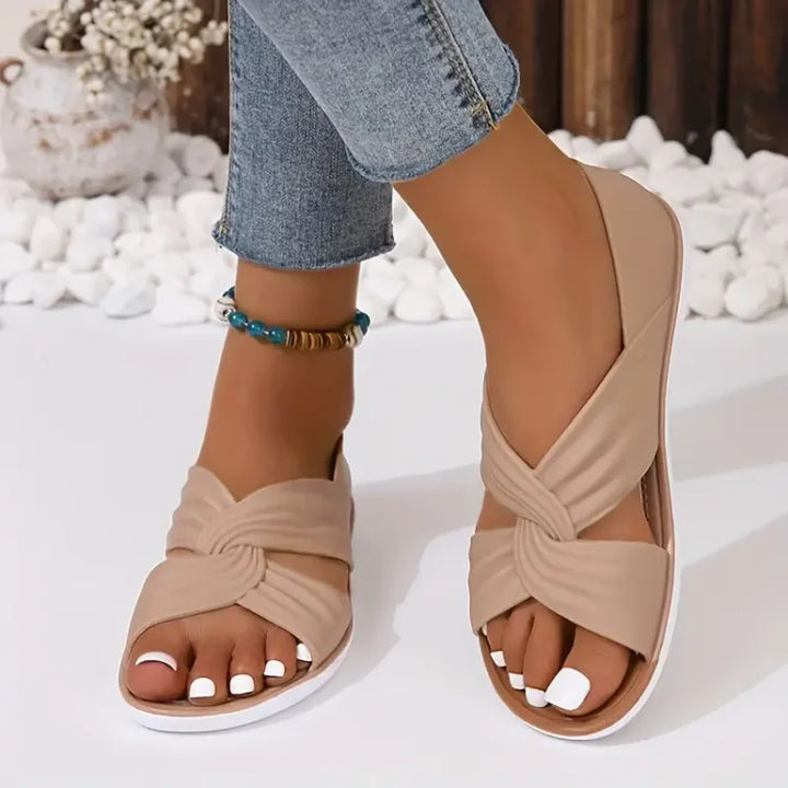 Women's Comfortable Orthopedic Slip-On Sandals with Bow