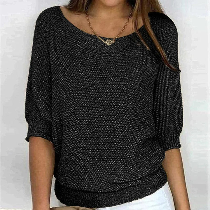 Roundelle | Three Quarter Sleeve Sweater