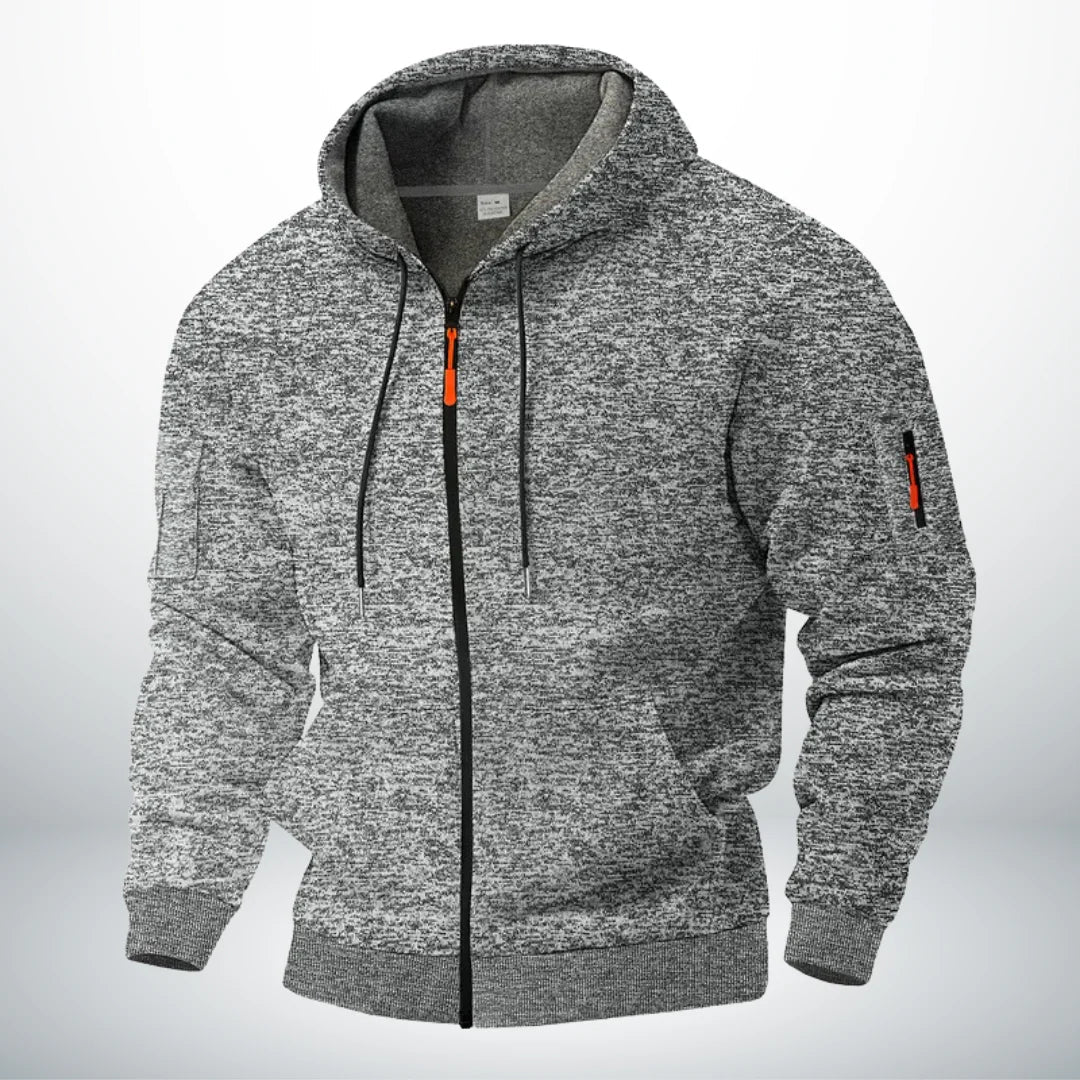 Jack I Men’s Thermal Zip-Up Fleece Outdoor Jacket
