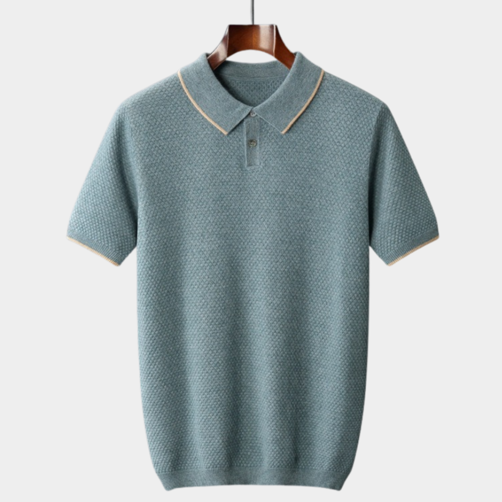 Luxury Cashmere Knit Polo