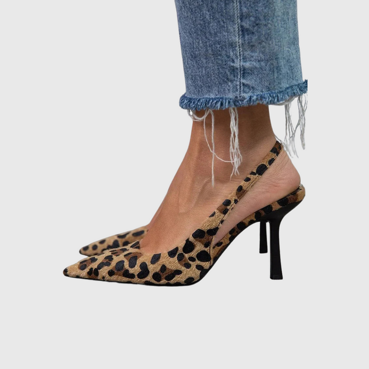 LORENA™|LEOPARD HEELS