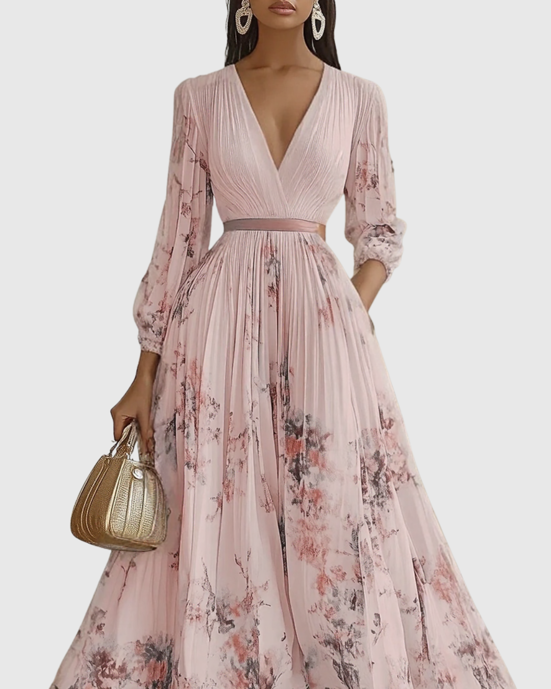 Rowella | Elegant Maxi Dress with Ruffle