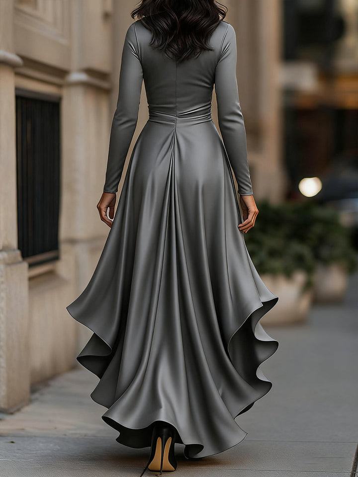 Sofia – Satin Maxi Dress
