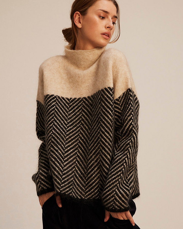 ROSANNA™|MAGLIONE A COLLO ALTO