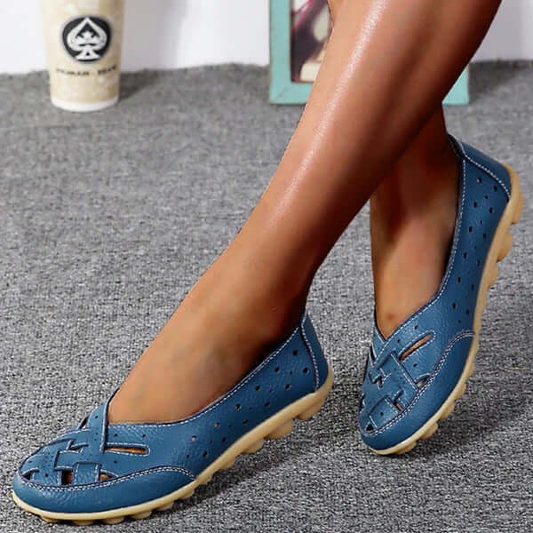 Breathable Leather Loafers