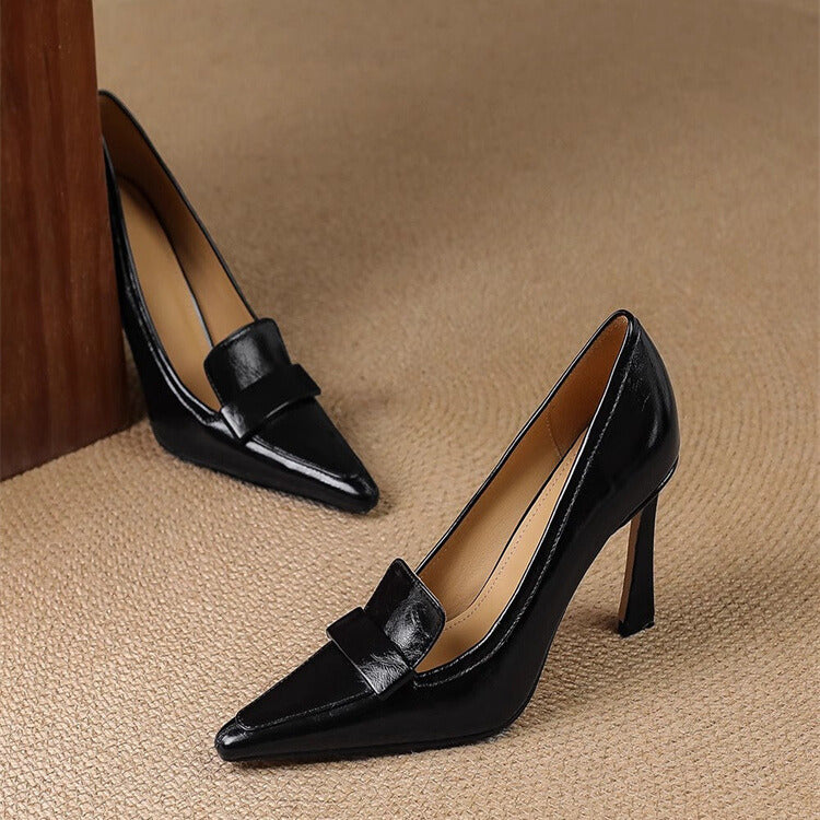 Lillia - Elegant Patent Leather Pumps