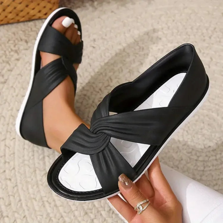 Women's Comfortable Orthopedic Slip-On Sandals with Bow