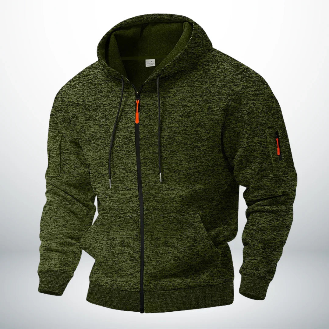 Jack I Men’s Thermal Zip-Up Fleece Outdoor Jacket