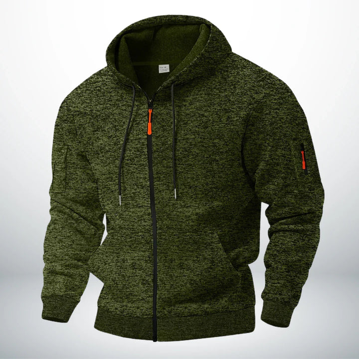 Jack I Men’s Thermal Zip-Up Fleece Outdoor Jacket